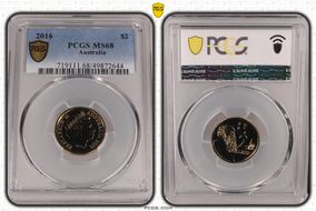 2016 $2 MS68