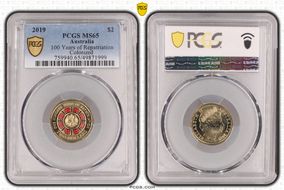 2019 $2 100 Years of Repatriation Colorized MS65