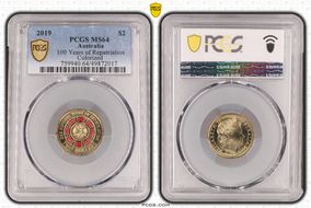 2019 $2 100 Years of Repatriation Colorized MS64