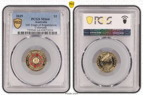 2019 $2 100 Years of Repatriation Colorized MS64