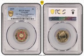 2019 $2 100 Years of Repatriation Colorized MS65