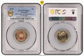 2019 $2 100 Years of Repatriation Colorized MS63