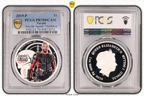 2019-P $1 Suicide Squad - Deadshot PR70DCAM