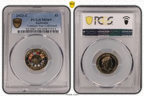 2023-C $2 Vietnam War Colorized MS69