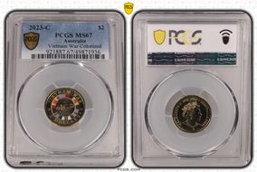 2023-C $2 Vietnam War Colorized MS67