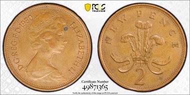 1980 2p S-C1 New Pence AU58BN