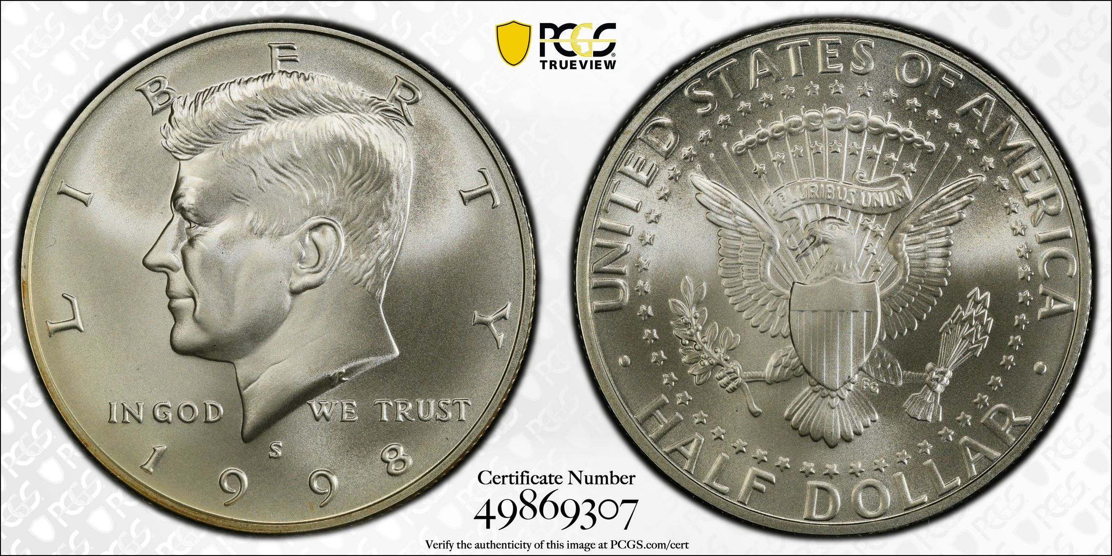 1998 S SMS Half Dollar