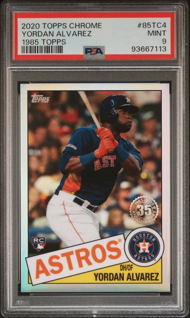 2020 Topps Topps Chrome 1985 TOPPS #85TC-4 Yordan Alvarez front