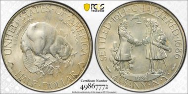 1936 50C Albany MS67