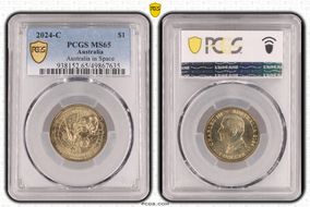 2024-C $1 Australia in Space MS65