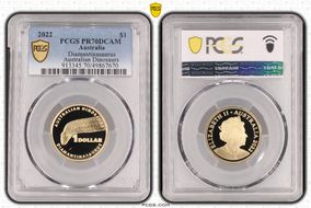 2022 $1 Diamantinasaurus Australian Dinosaurs PR70DCAM