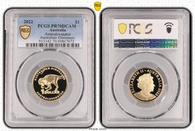 2022 $1 Australovenator Australian Dinosaurs PR70DCAM
