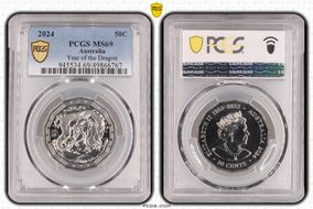 2024 50C Year of the Dragon MS69