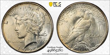 1927-S $1 MS63