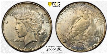1928-S $1 MS63