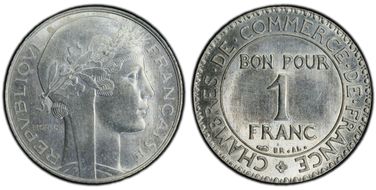 (1930) P1 Fr GEM-96.1  CuNi SP63