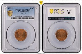 1955 1/4D S-4159 MS65RD