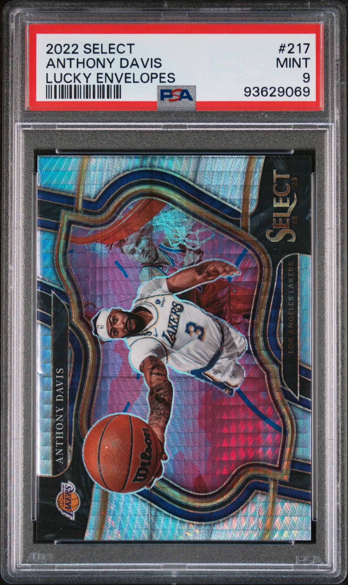 2022 Panini PANINI SELECT LUCKY ENVELOPES #217 Anthony Davis front