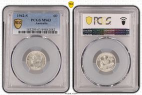 1942-S 6D MS63