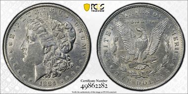 1884-O $1 N1