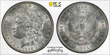 1896 $1 MS61