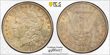 1902 $1 MS63