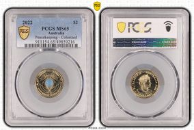 2022 $2 Peacekeeping - Colorized MS65