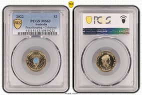 2022 $2 Peacekeeping - Colorized MS63