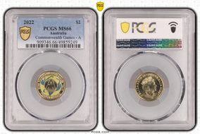 2022 $2 Commonwealth Games - A Colorized MS66