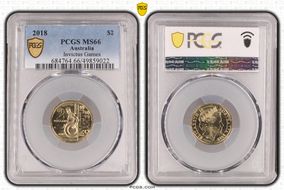 2018 $2 Invictus Games MS66