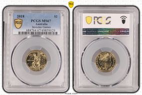 2018 $2 Invictus Games MS67