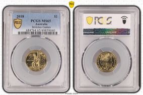 2018 $2 Invictus Games MS65