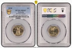 2018 $2 Invictus Games MS65