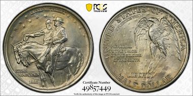 1925 50C Stone Mountain MS65