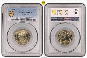 2021 $1 MS64