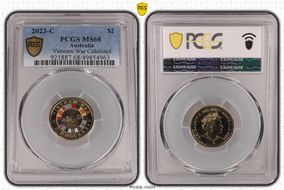 2023-C $2 Vietnam War Colorized MS68