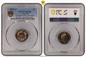 2023-C $2 Vietnam War Colorized MS68