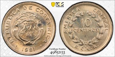 1951-BCCR 10C MS64