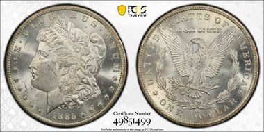 1885-CC $1 MS62
