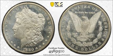 1880-CC $1 MS63PL