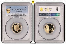 2015 $2 PR70DCAM