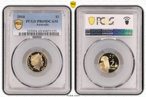 2010 $2 PR69DCAM