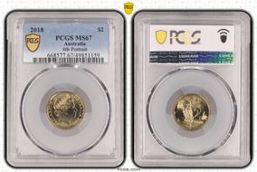 2018 $2 4th Portrait MS67