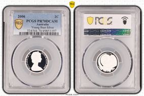 2006 2C Young Bust Silver PR70DCAM