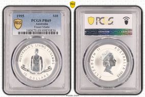 1995 $10 Fraser Matte PR69