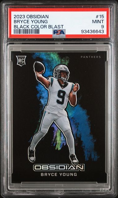 2023 Panini PANINI OBSIDIAN BLACK COLOR BLAST #15 Bryce Young front