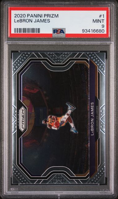 2020 Panini Prizm Lebron James #1 Mint 9 front