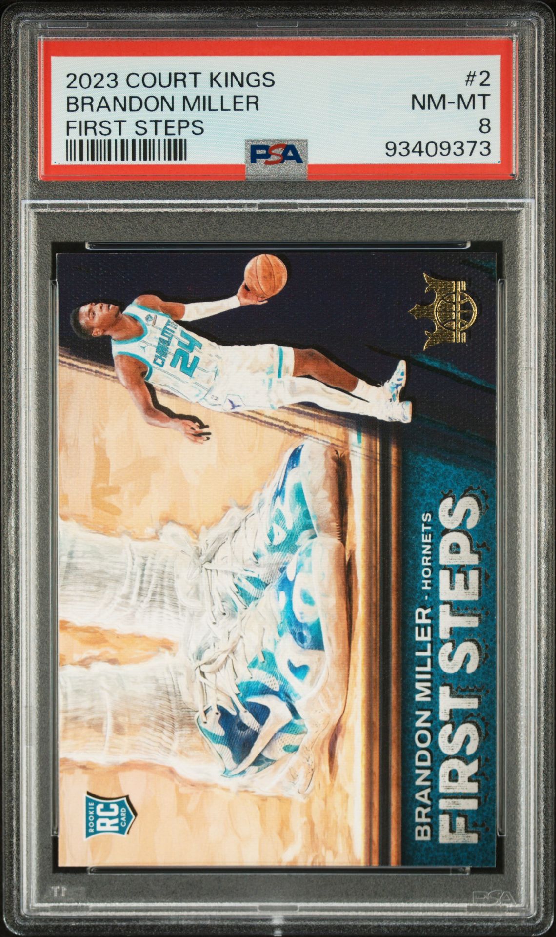 2023 Panini PANINI COURT KINGS FIRST STEPS #2 Brandon Miller front