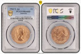 1962 Y. (p) 1D PR66RD