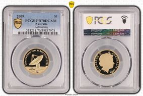 2009 $1 Astronomy PR70DCAM